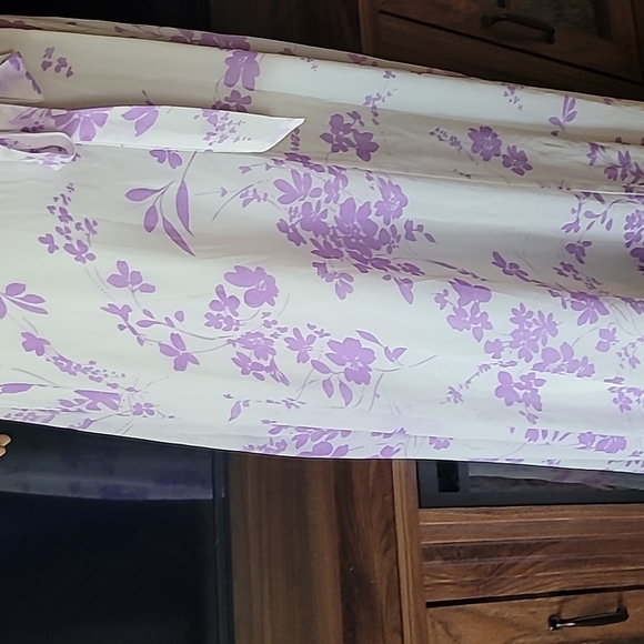 Premier Amour White & Purple Floral Maxi Amour Sleeveless Floral Maxi Dress - Picture 16 of 17